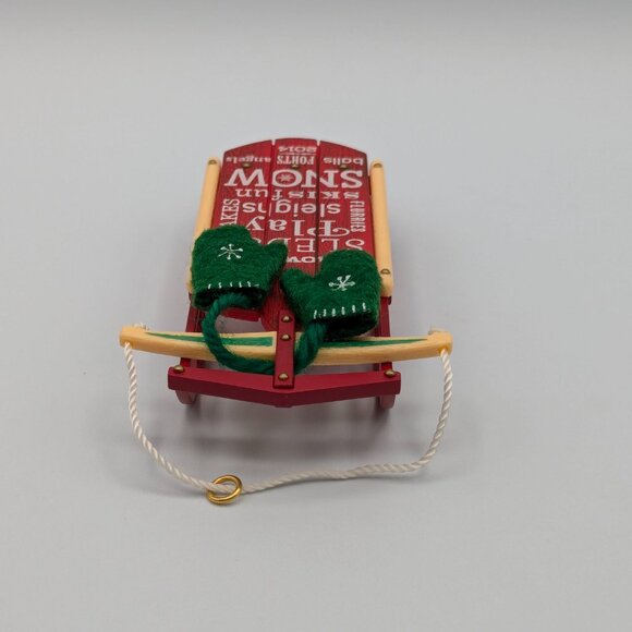 Hallmark Keepsake Snow Much Fun! Christmas Sled Ornament 2014 - Picture 5 of 10